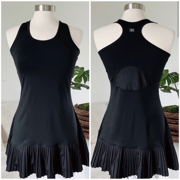 Tail Dresses & Skirts - Tail Athletic Coletta Black Activewear Racerback Dress XS